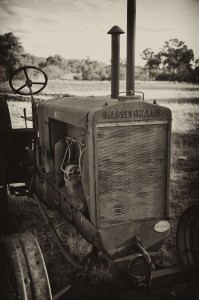 Rustic tractor